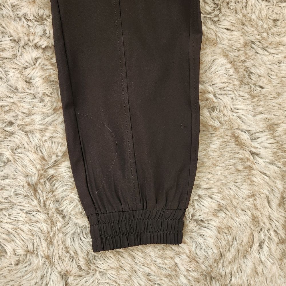 Mono B Elastic Waist Polyester Blend Jogger Pants Black Women's Size Small - Picture 2 of 9